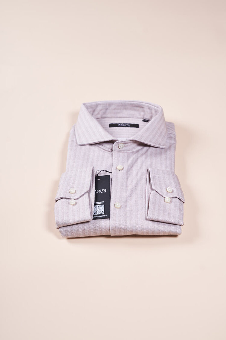 Desoto luxury | Knit shirt | Beige 