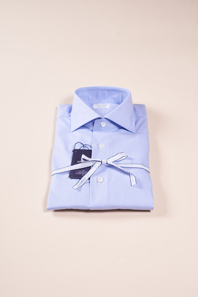 Mazzarelli | Business shirt | Lichtblauw